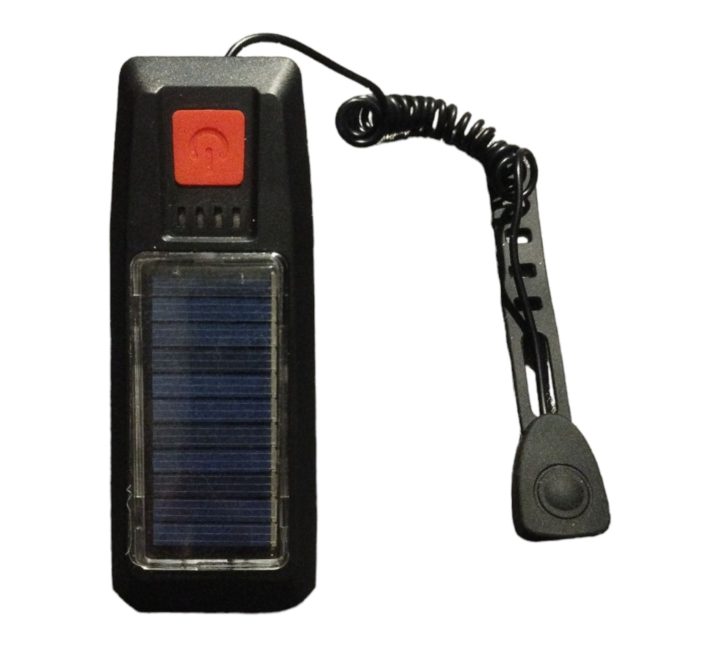 Lumière avant solaire klaxon intégré.