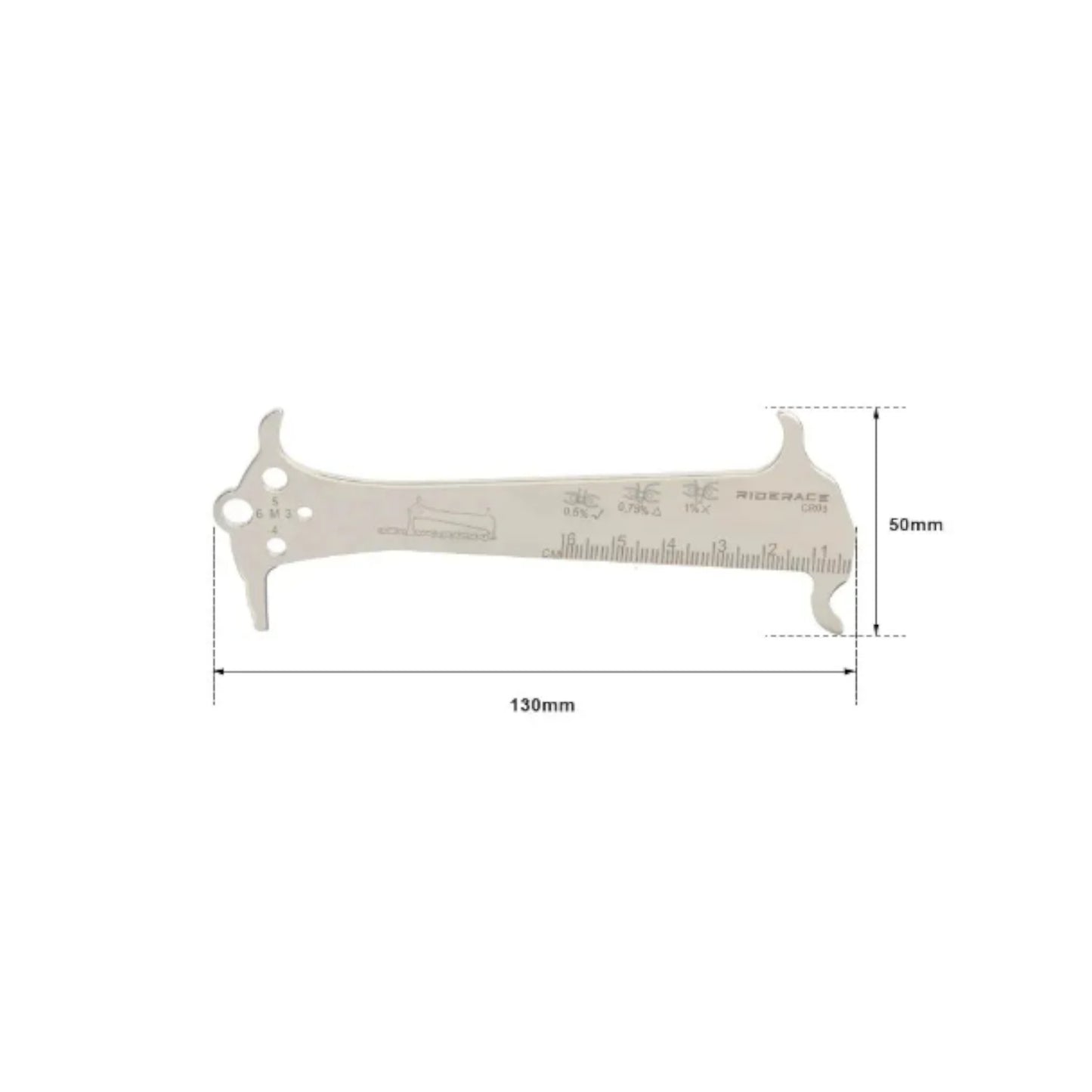 Jauge de mesure d'usure de chaîne