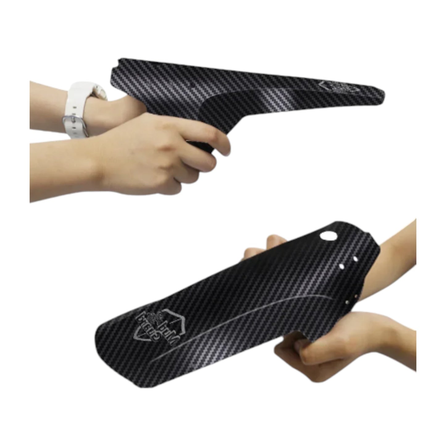 Garde boue fibre carbone