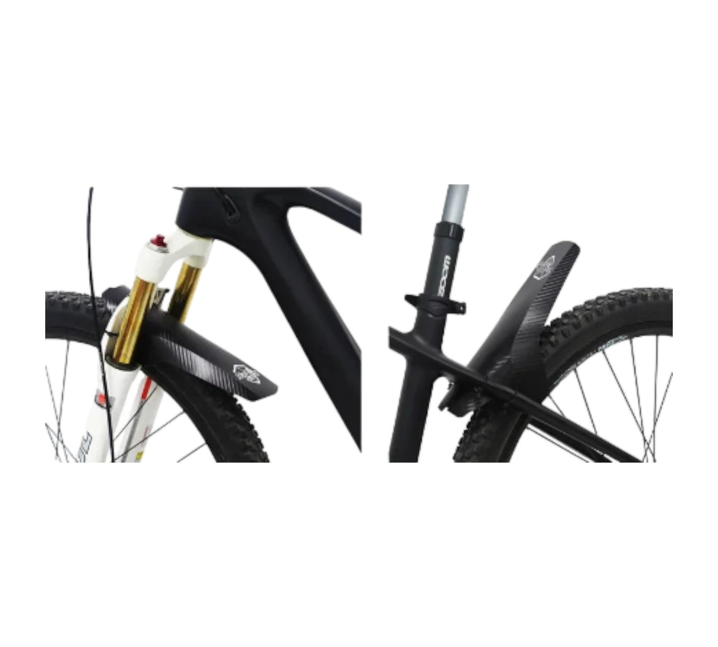 Garde boue fibre carbone