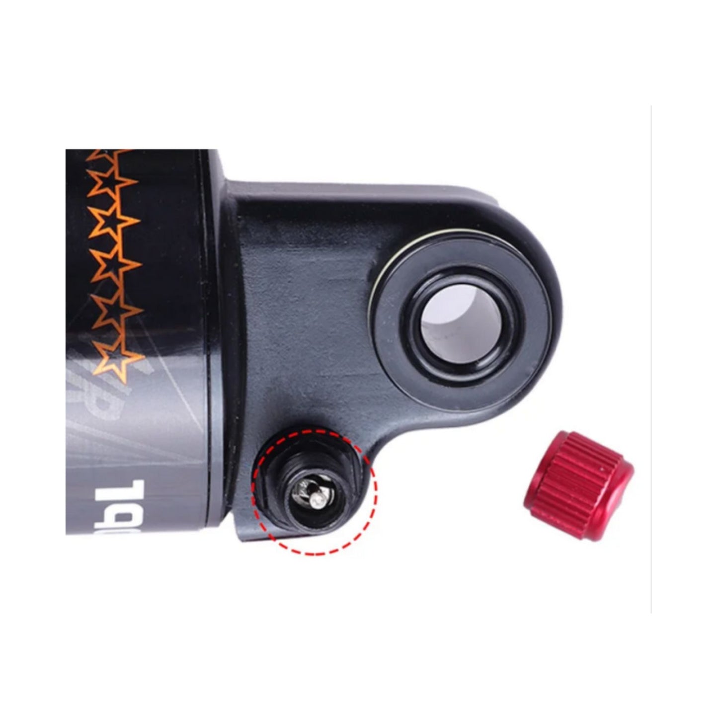 Amortisseur pneumatique réglable 165mm