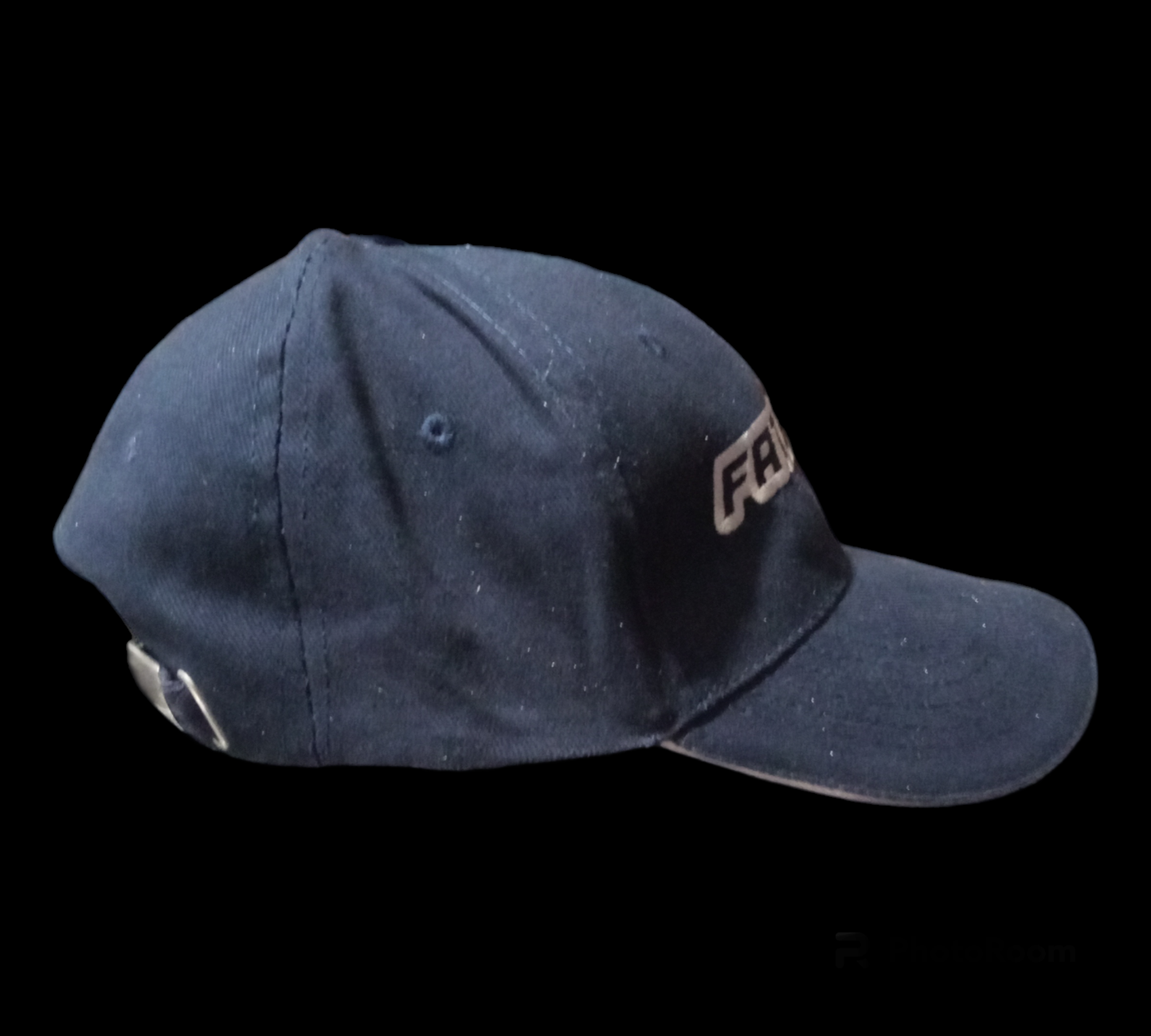 Casquette brodée "Fatbiker" Marine et rose