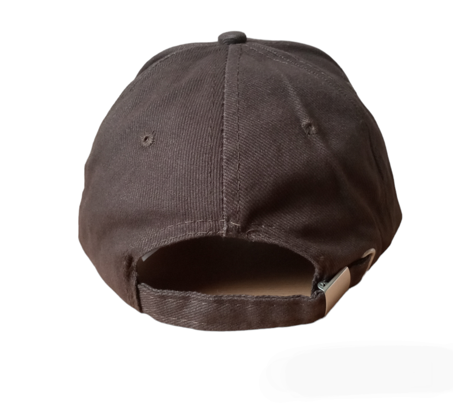 Casquette brodée "Fatbiker" boucle marron et beige