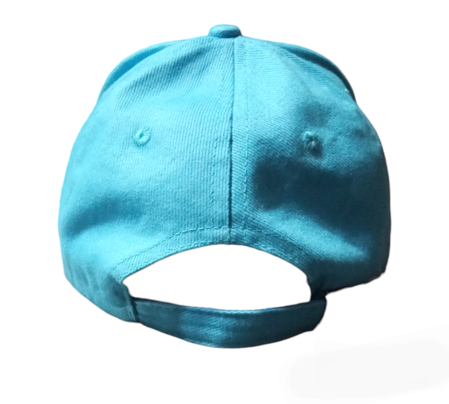 Casquette brodée "Fatbiker" boucle turquoise