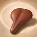 Selle de vélo marron