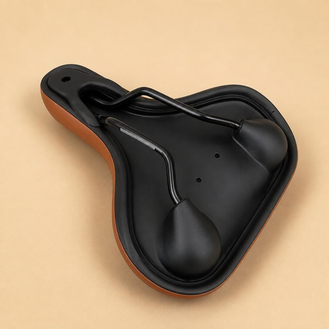 Selle de vélo marron
