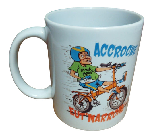 Mug Blanc "Accroche eut'maronne"