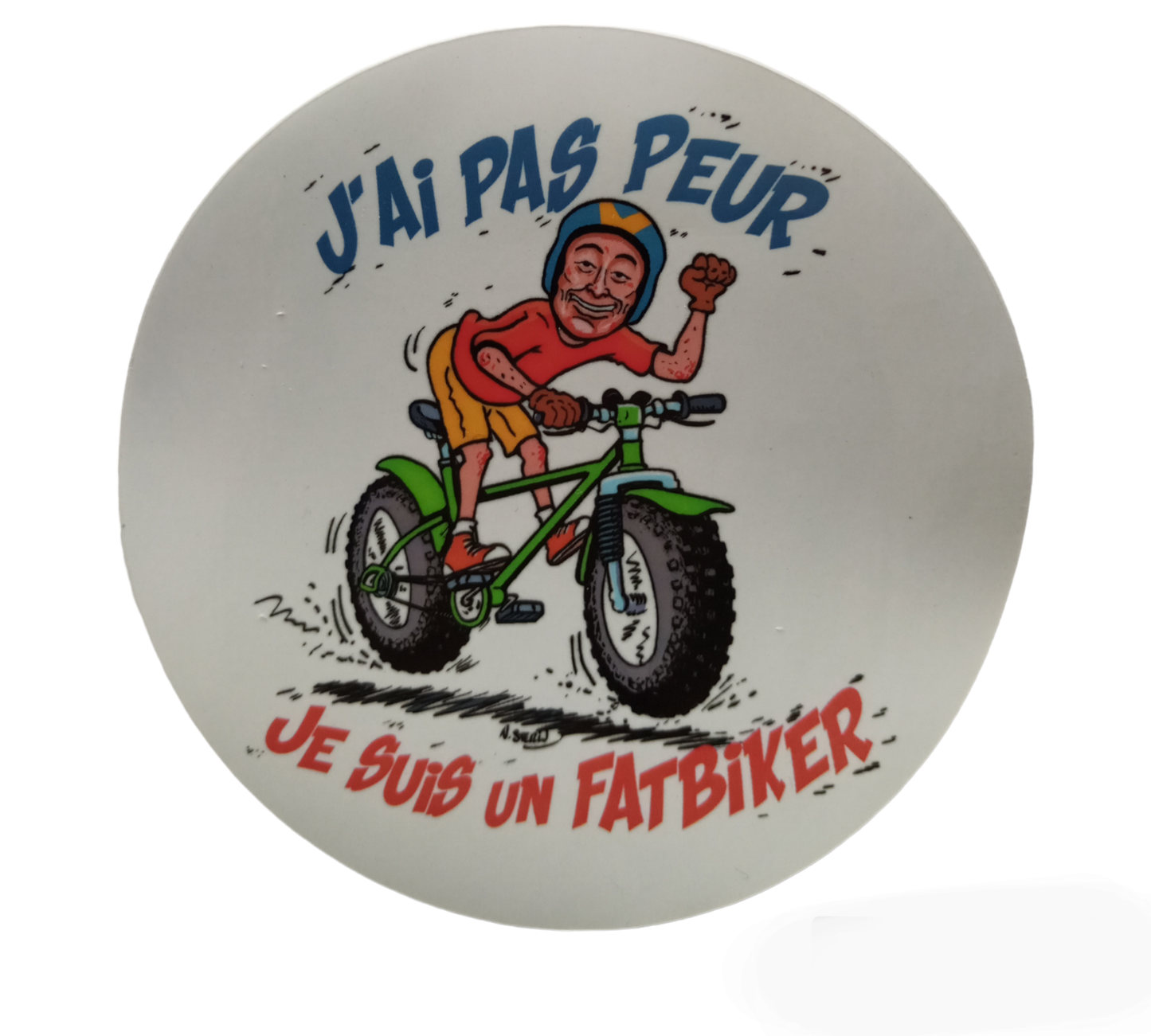 Stickers "J'ai pas peur"