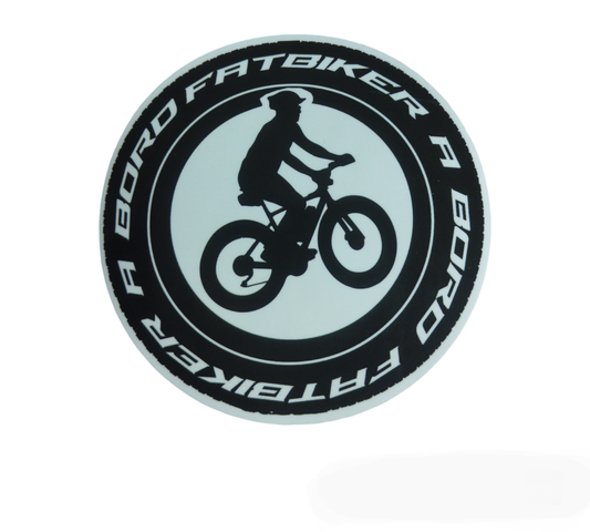 Stickers "Fatbiker à bord"