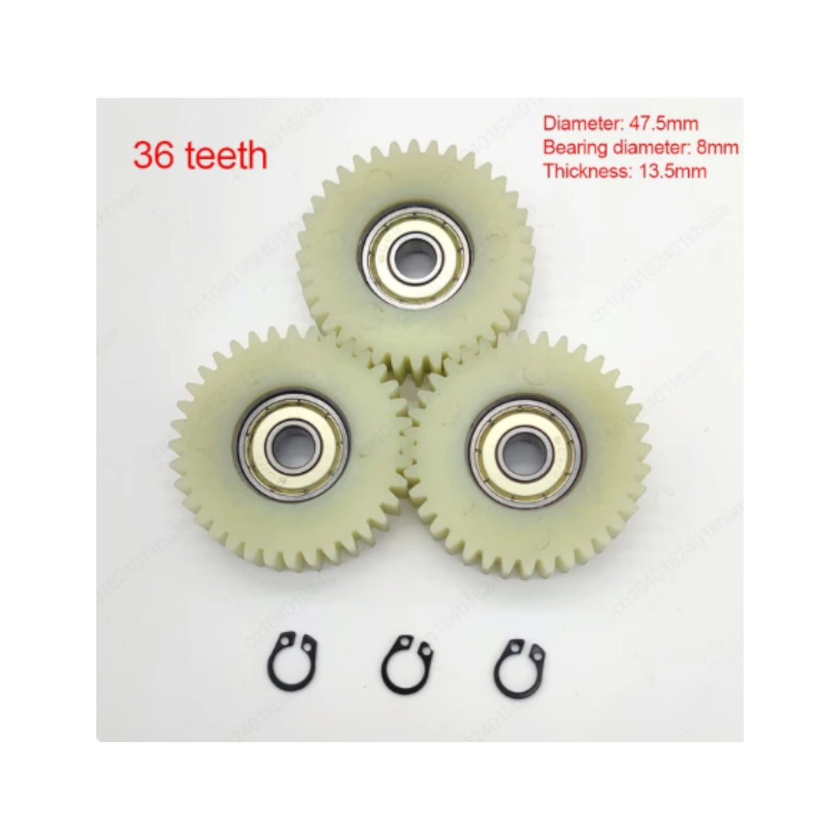 Bafang-Engrenage métallique en nylon pour moteur central, 750W, BBS0102B, BBSHD, G320, G340  18