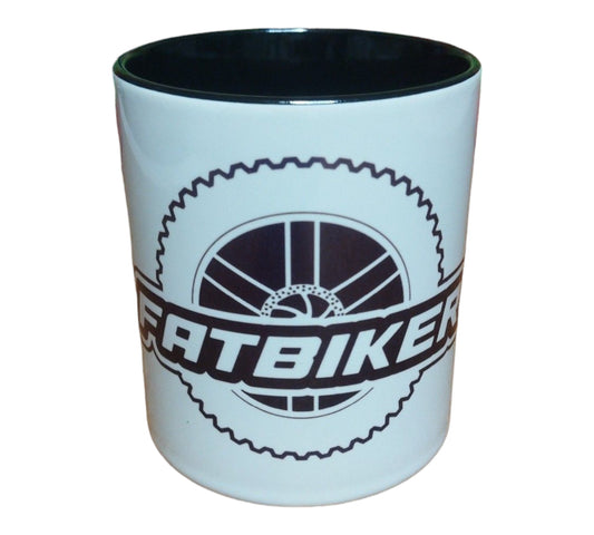 Mug Noir et Blanc "Fatbiker"