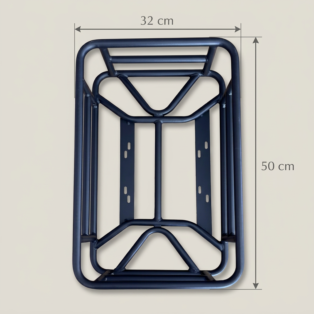 Panier arrière sur fond doux avec flèches de dimensions 32 × 50 cm
