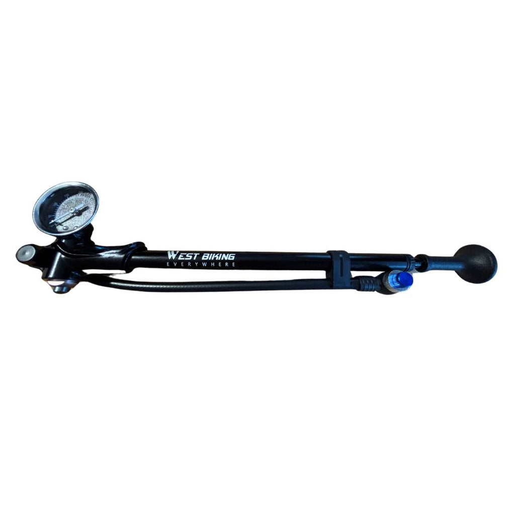 Pompe pour fourche et amortisseur "West Biking" 400 PSI
