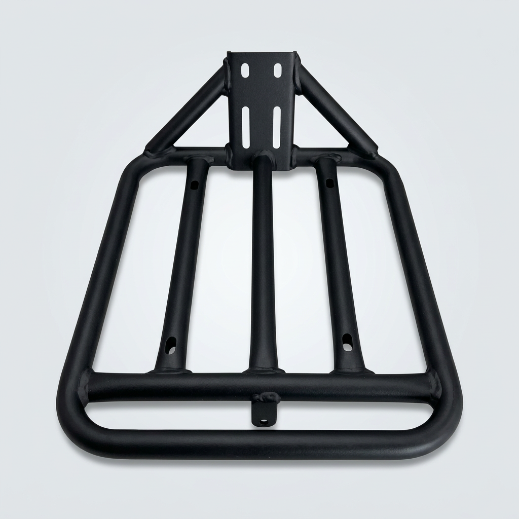 Porte-bagages de profil sur fond doux