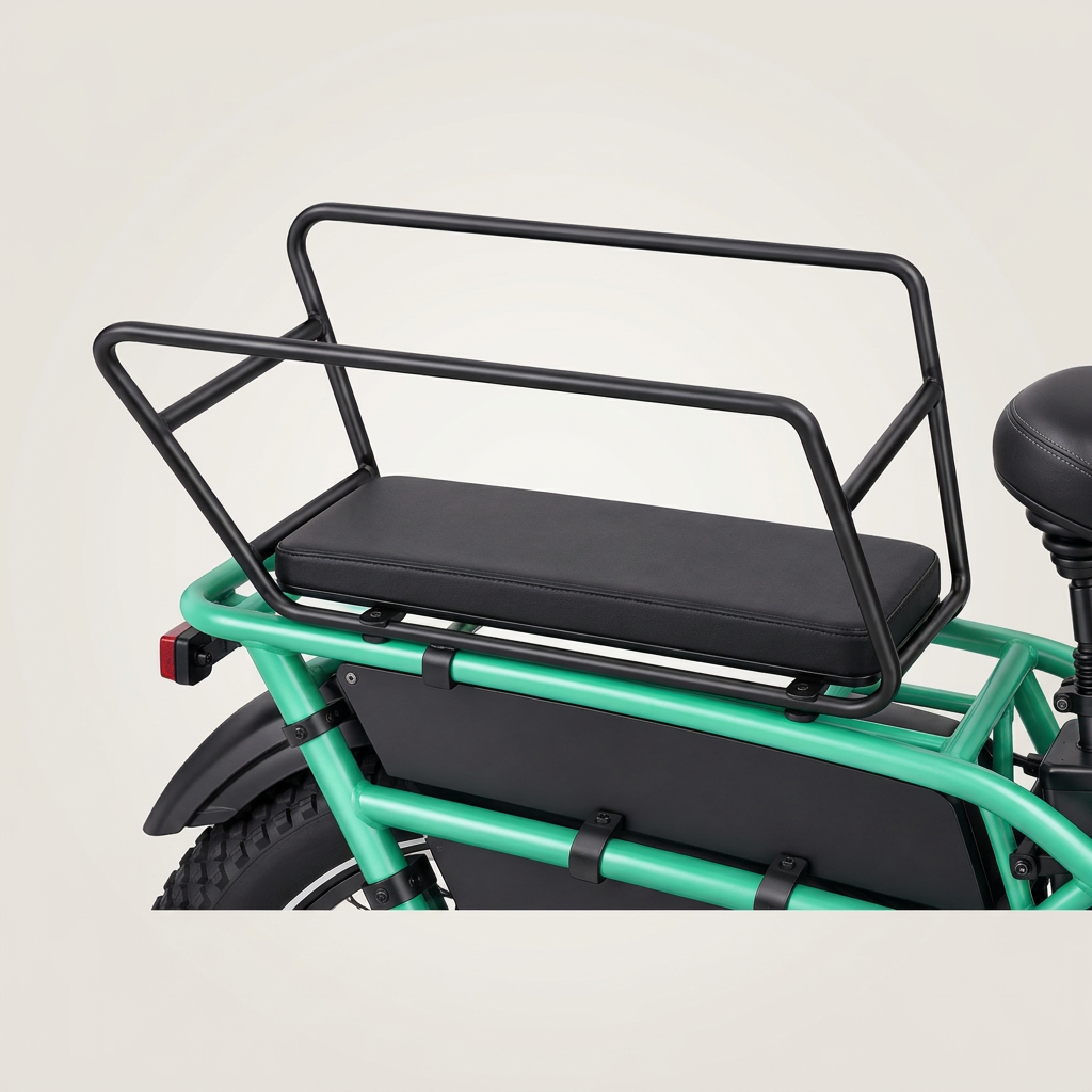 Produit sur son vélo avec un fond doux au format carré