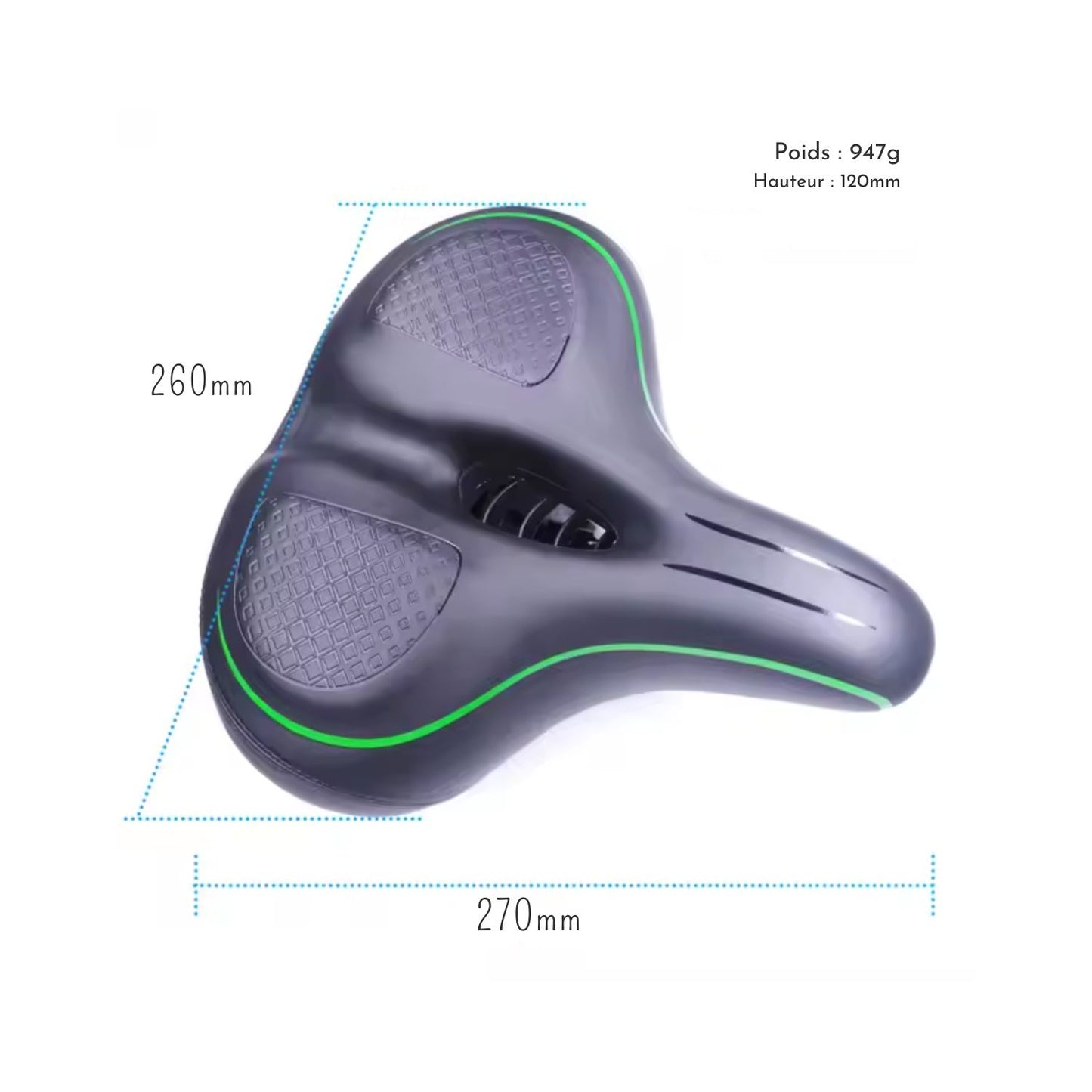 Selle de Vélo Confort Plus