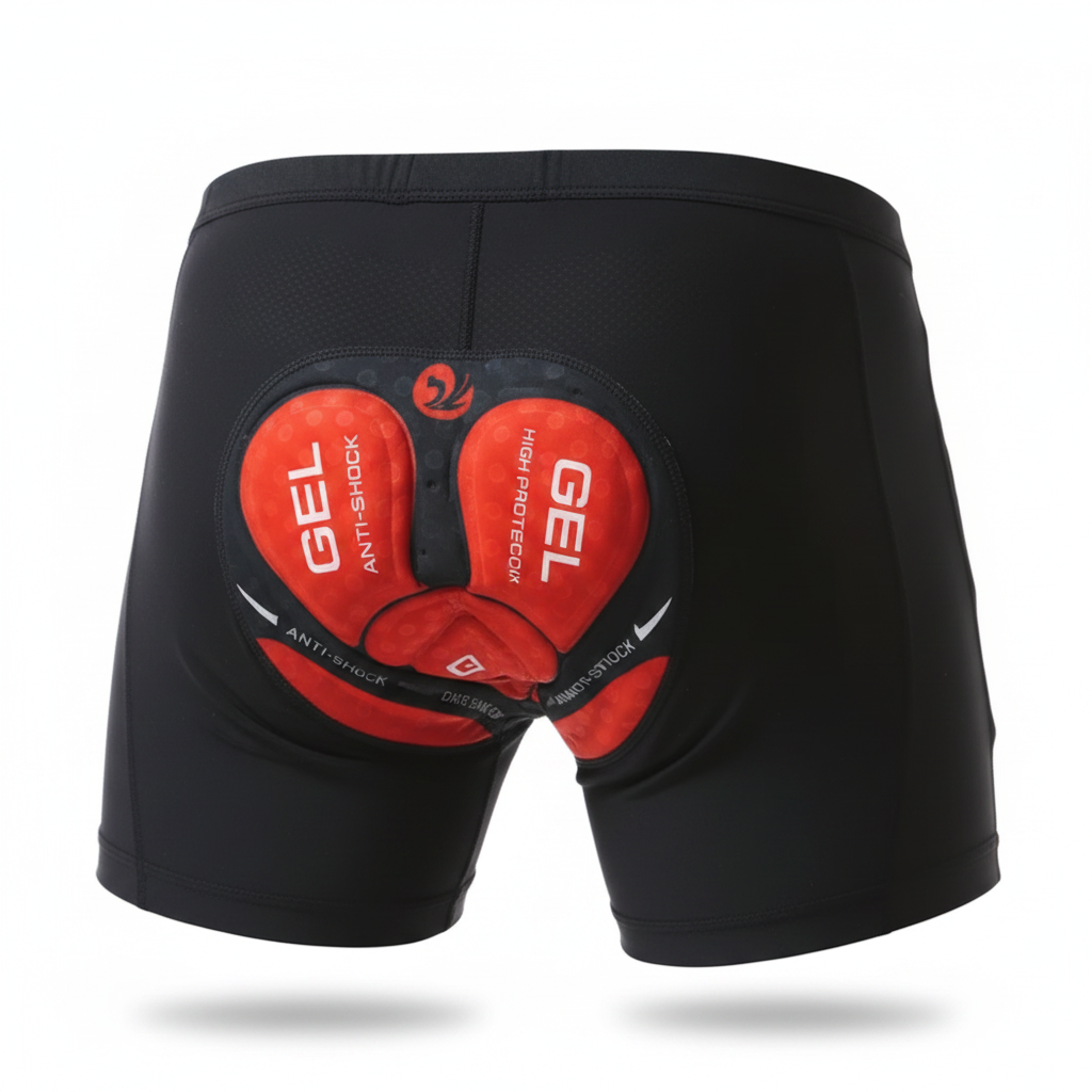 Short cyclisme fond blanc