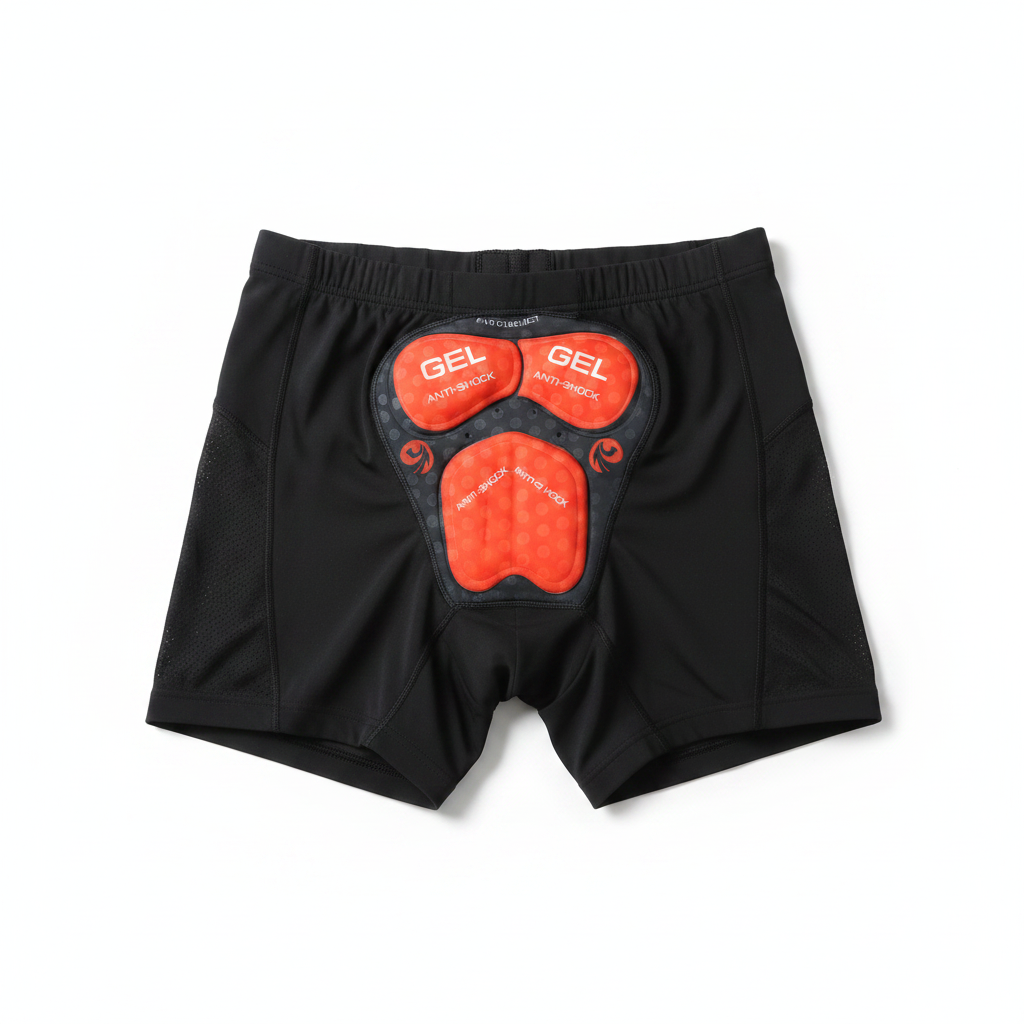 Short cyclisme vue face